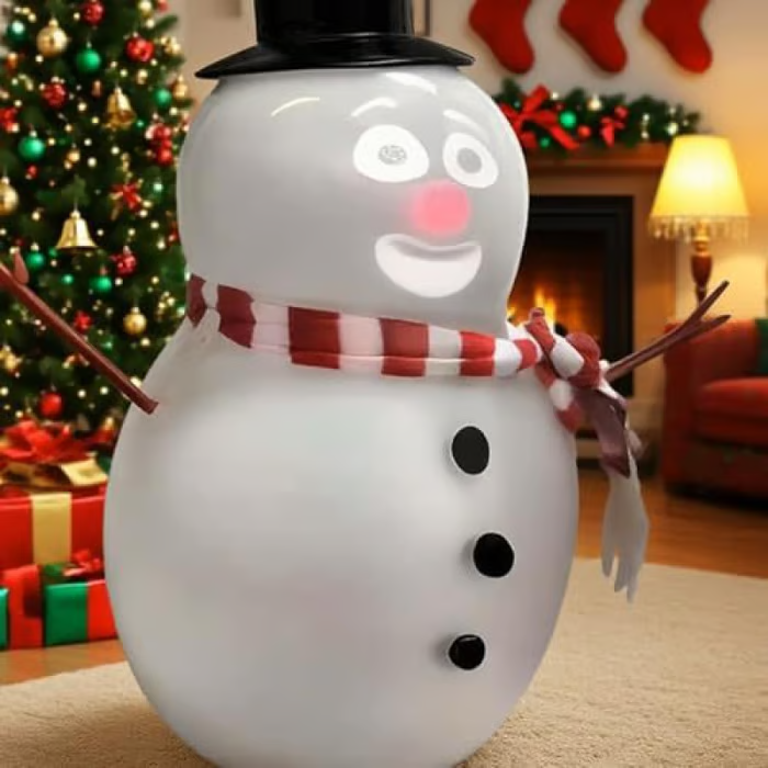 Christmas Talking Animated Winking Snowman