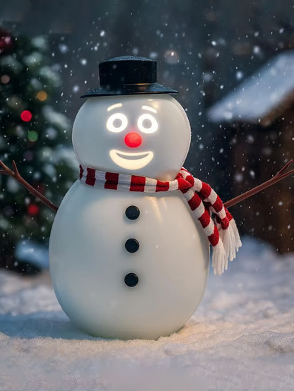 Christmas Talking Animated Winking Snowman