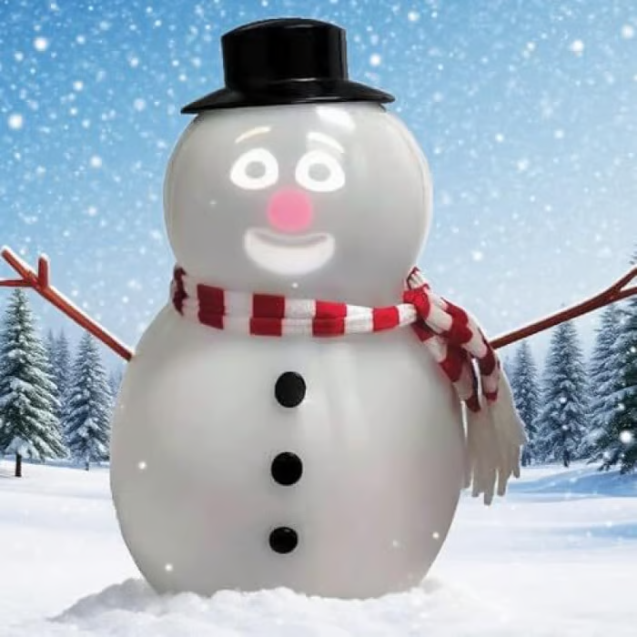 Christmas Talking Animated Winking Snowman