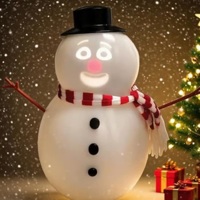 Christmas Talking Animated Winking Snowman