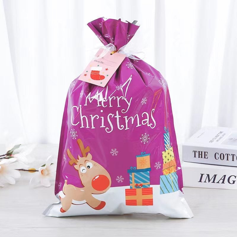 🎄Drawstring Christmas Gift Bags 🎅Christmas Early Bird Offer: 50% OFF!